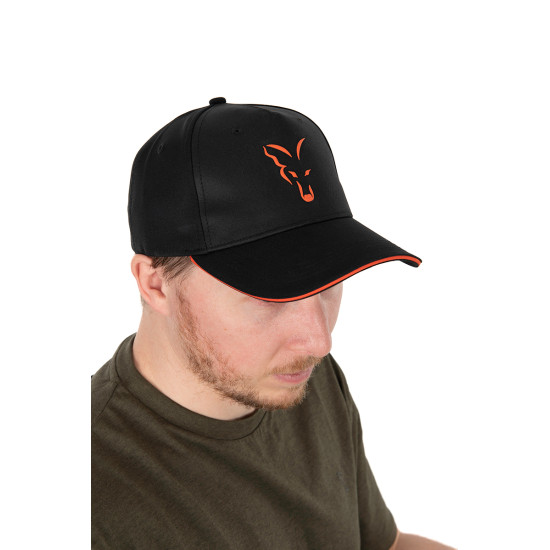 Шапка Fox Collection Baseball Cap Black/Orange