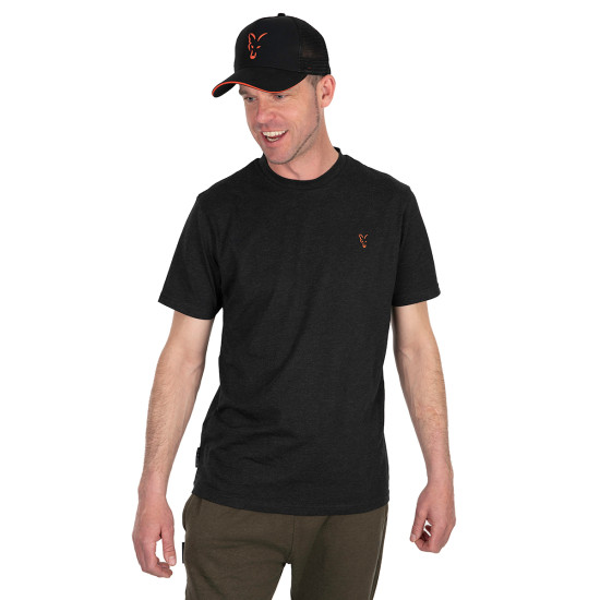 Тениска Fox Collection T-Shirt Black/Orange