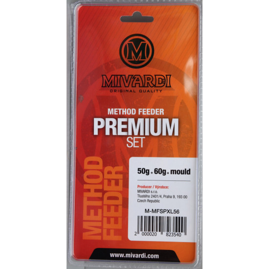 Mivardi Комплект за Method Feeder set Premium XL (50g + 60g + Преса)
